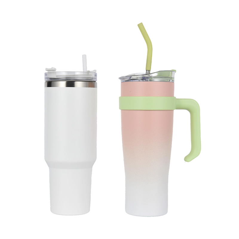 1200ml Gradient Color Insulated Stainless Steel Car Travel Mug