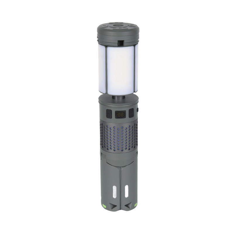 Telescopic Camping Lamp with Built-In Tripod