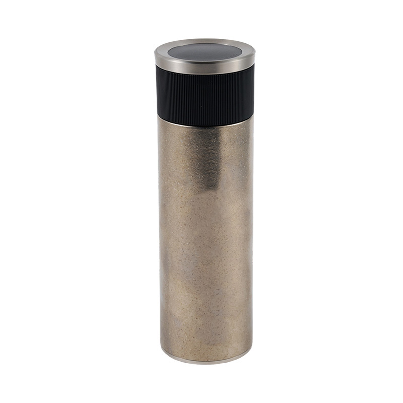 Sleek Metallic Finish Titanium Alloy Vacuum Insulated Bottle