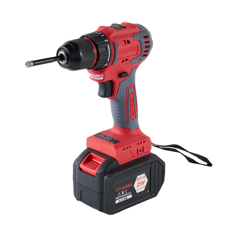 21V Brushless Cordless Drill Driver Lithium-Ion Power Tool
