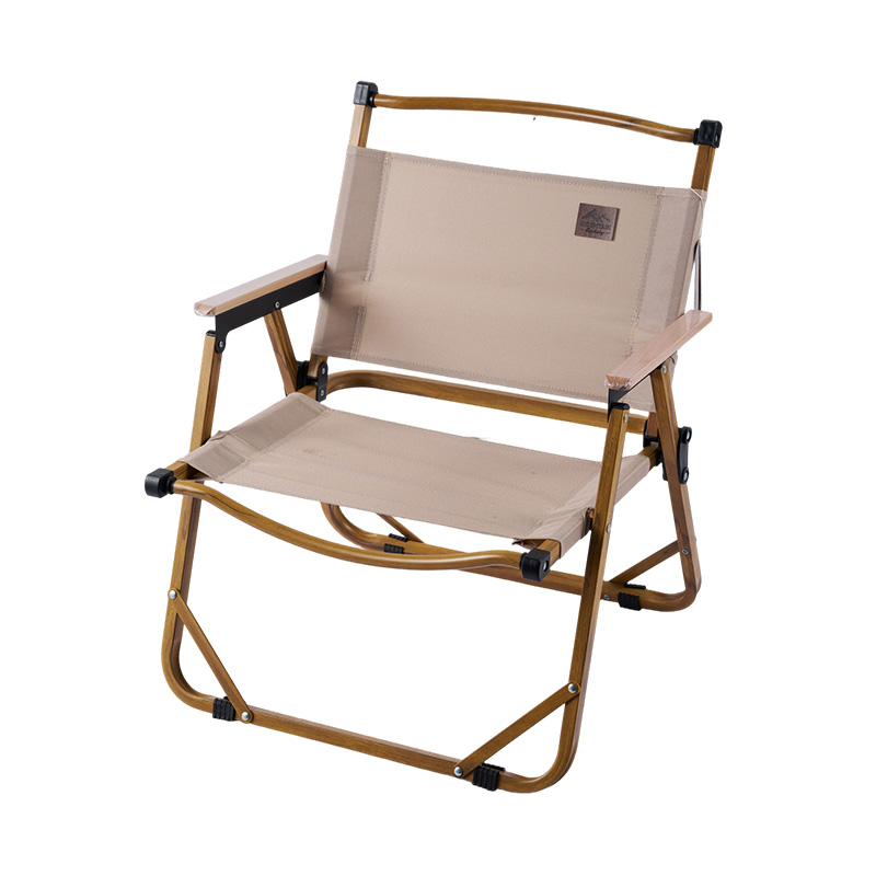 Aluminum-Wood Portable Camping Chair